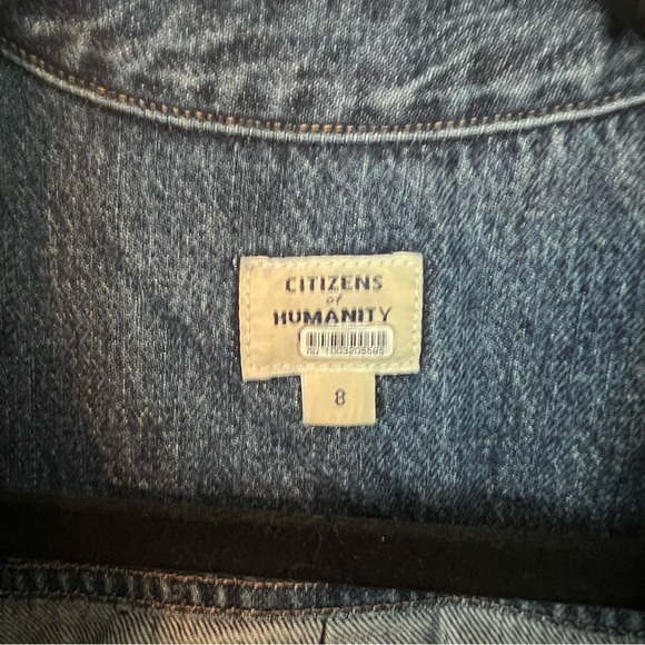 Citizens of Humanity • miki denim coveralls (belted denim jumpsuit) - Picture 6 of 8